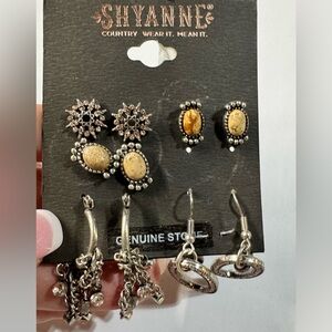 Shyanne Silver and Gold Tone Earring Collection
